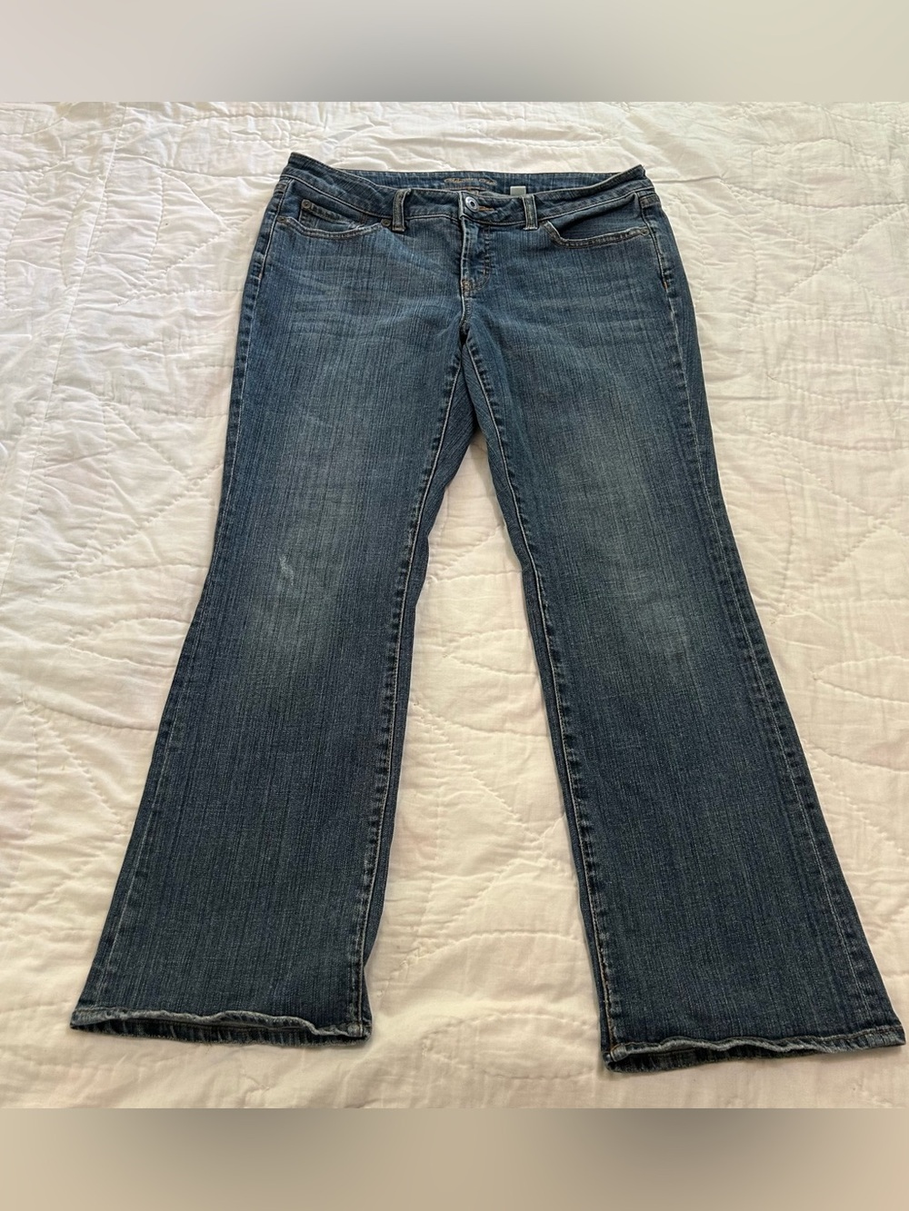 Coldwater Creek Jeans Bootcut Low Rise Womens 12 Petite Stretch Denim
